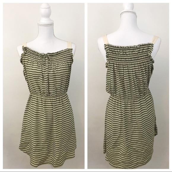 Patterson J Kincaid Striped Silk Dress Medium - Picture 3 of 8